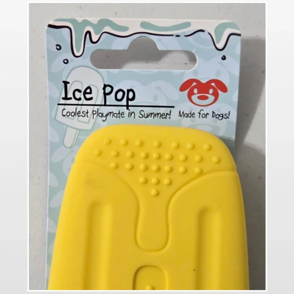 New L’chic Pet Dog Toy Ice Cooling Popsicle Pop Puppies Chew Animal NWT